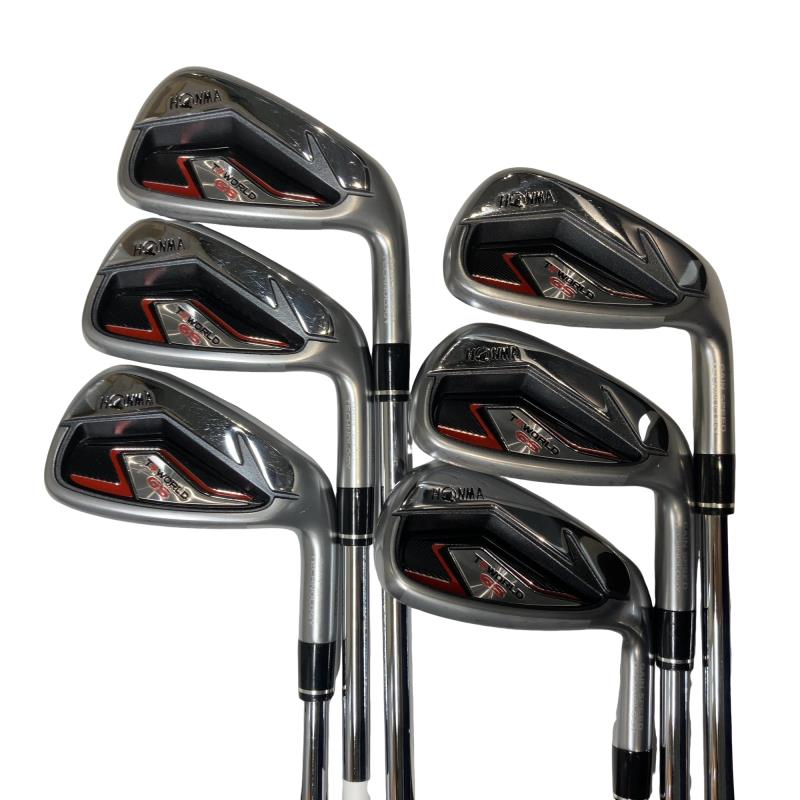 【中古】 本間ゴルフ TOUR WORLD GS 7S アイアンセット IR NS PRO ZELOS FOR T//WORLD (フレックスS) メンズ 男性用 右利き 右用 Cランク ゴルフクラブ｜ゴルフパートナー 中古クラブ店