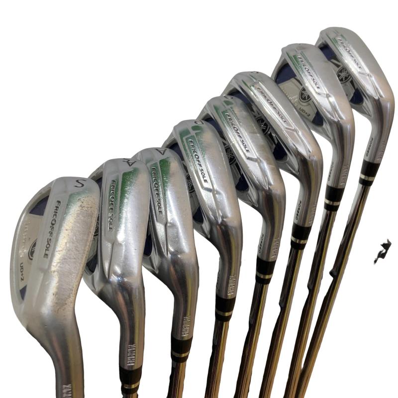 【中古】 ヤマハ inpres UD+2 9S アイアン書き割り IR NS PRO ZELOS 7 (フレックスR) メンズ 成人男性用 右利き 右用 C序列付ける ゴルフ野球クラブ