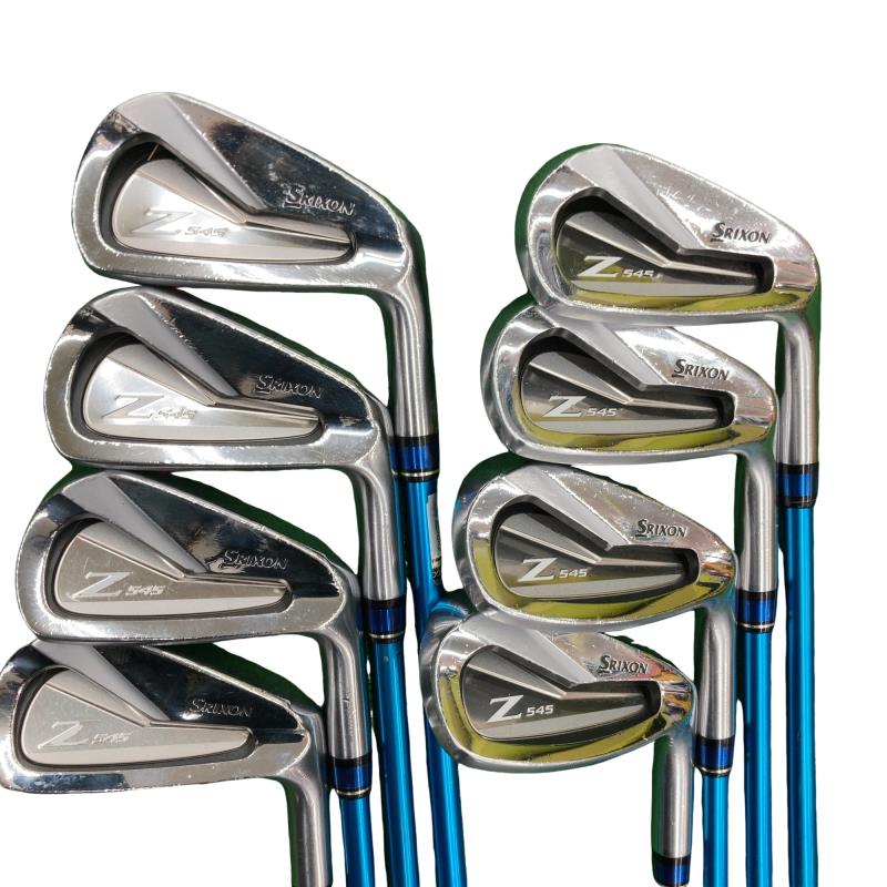 【中古】 ダンロップ SRIXON Z545 8S アイアンセット IR Miyazaki Kosuma Blue(水) Iron (フレックスS) メンズ 男性用 右利き 右用 Cランク ゴルフクラブ