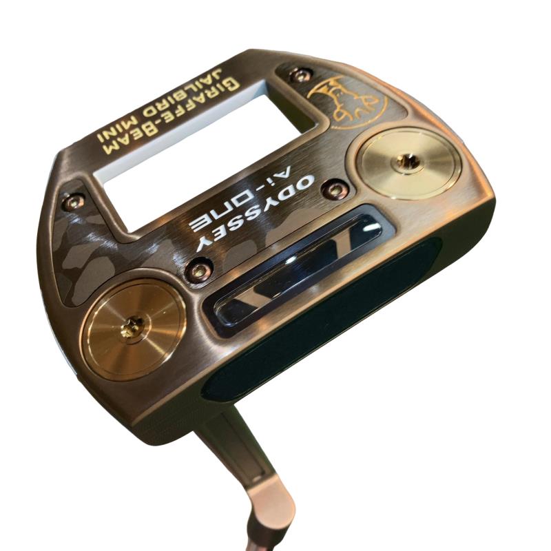【中古】 オデッセイ Ai-ONE GIRAFFE-BEAM JAILBIRD MINI 34インチ パター PT STROKE LAB 90 スチール (フレックスその他) メンズ 男性用 右利き 右用 Aランク ゴルフクラブ
