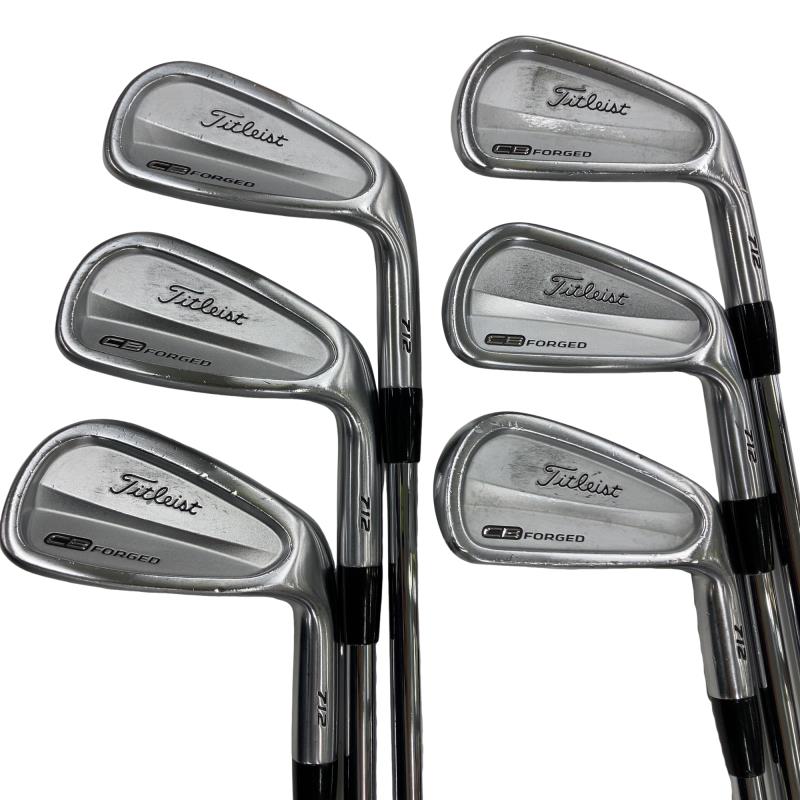 【中古】 タイトリスト Titleist CB 712 6S アイアン書き割り IR Dynamic Gold (フレックスS) メンズ 成人男性用 右利き 右用 C序列付ける ゴルフ野球クラブ