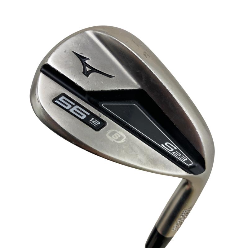 【中古】 ミズノ Mizuno S23(ホワイトサテン) 56°/12°S ウェッジ WG 純正特注シャフト (フレックスS) メンズ 男性用 右利き 右用 Cランク ゴルフクラブ