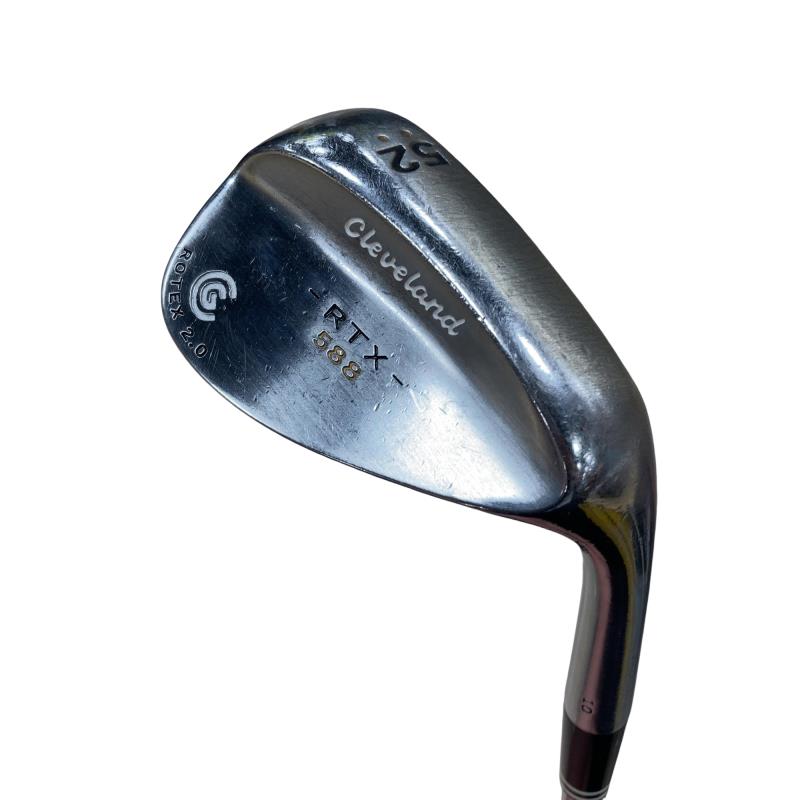 【中古】 クリーブランド Cleveland 588 RTX 2.0 ツアーサテン 52°/10° ウェッジ WG Dynamic Gold (フレックスS) メンズ 男性用 右利き 右用 Cランク ゴルフクラブ
