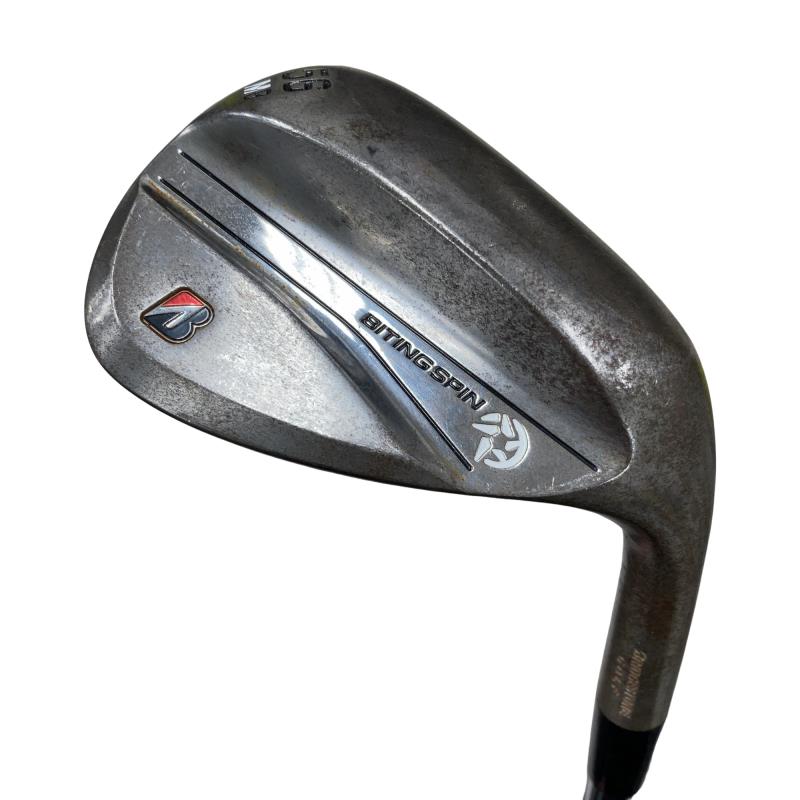 【中古】 ブリヂストン BRIDGESTONE BITING SPIN ノーメッキ 56°/08°M ウェッジ WG 純正特注シャフト (フレックスX) メンズ 男性用 右利き 右用 Cランク ゴルフクラブ