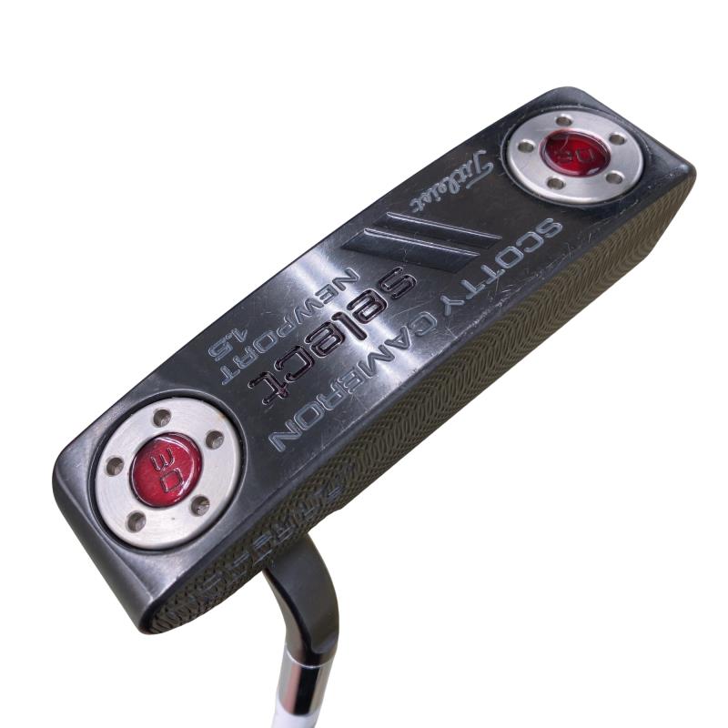 【中古】 タイトリスト SCOTTY CAMERON select NEWPORT 1.5 33in パター PT スチール写真 (フレックス余分の物) メンズ 成人男性用 右利き 右用 C価値づける ゴルフ野球クラブ
