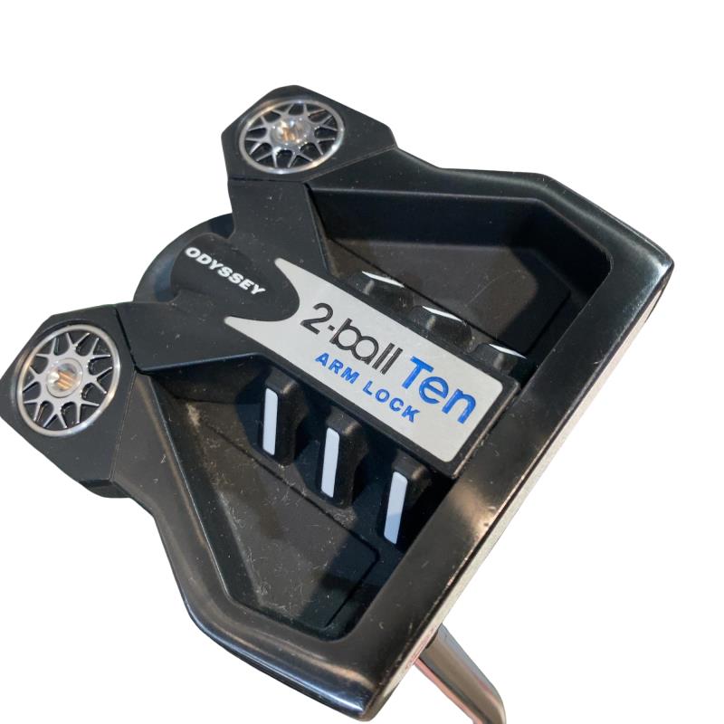 【中古】 オデッセイ 2-BALL TEN TOUR LINED ARM LOCK(2023) 39in パター PT スチール写真 (フレックス余分の物) メンズ 成人男性用 右利き 右用 B位置づける ゴルフ野球クラブ