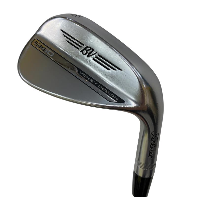 【中古】 タイトリスト VOKEY SPIN MILLED SM10 ツアークロム 48°/10°F ウェッジ WG BV 105 (フレックスその他) メンズ 男性用 右利き 右用 Cランク ゴルフクラブ