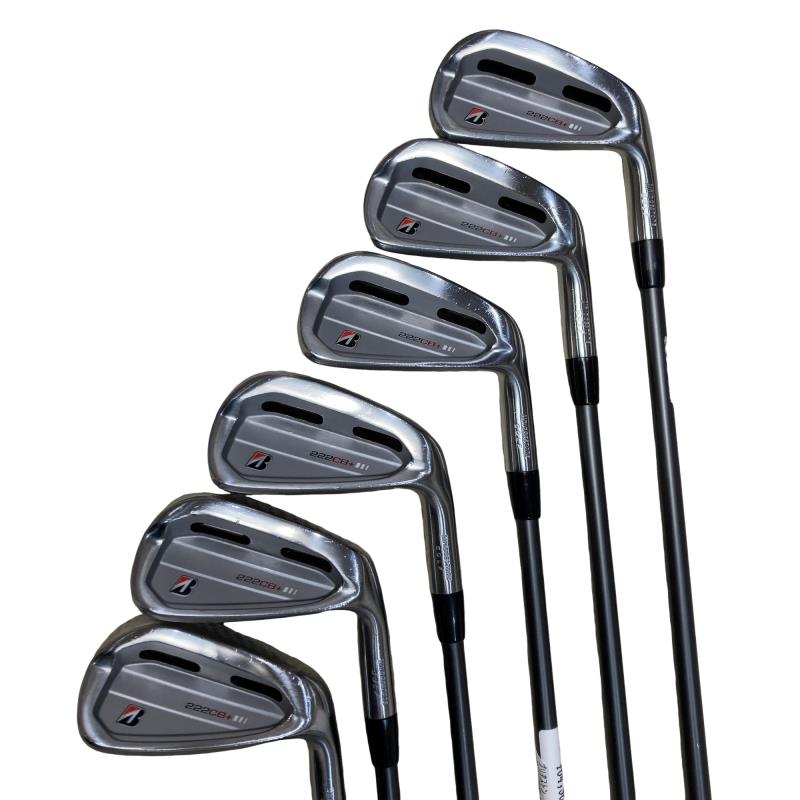 【中古】 ブリヂストン BRIDGESTONE 222CB+ 6S アイアン仕掛ける IR 完全無欠特注立て坑 (フレックスS) メンズ 成人男性用 右利き 右用 C価値づける ゴルフ野球クラブ