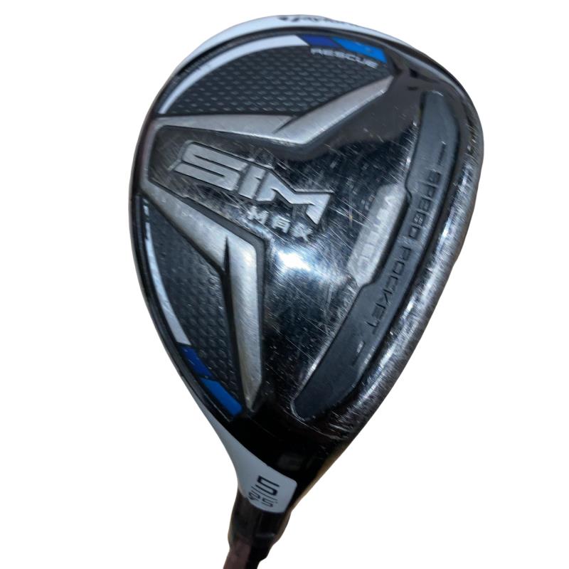 【中古】 テーラーメイド SIM MAX U5 ユーティリティ UT TENSEI BLUE TM60(UT) (フレックスS) メンズ 男性用 右利き 右用 Cランク ゴルフクラブ