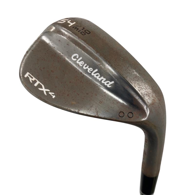 【中古】 クリーブランド Cleveland RTX-4 ツアーサテン 54°/10° MID ウェッジ WG 純正特注シャフト (フレックスS) メンズ 男性用 右利き 右用 Cランク ゴルフクラブ