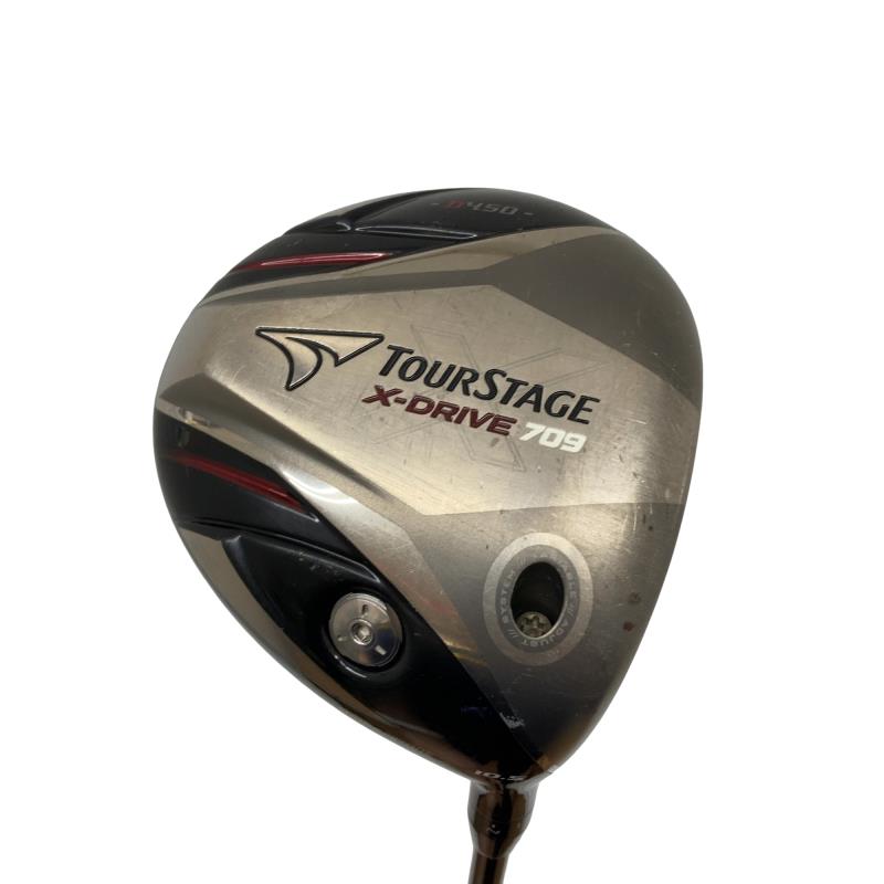 【中古】 ブリヂストン TOURSTAGE X-DRIVE 709 D450 10.5° ドライバー DR Tour AD B13-01w Type-60 (フレックスS) メンズ 男性用 右利き 右用 Cランク ゴルフクラブ