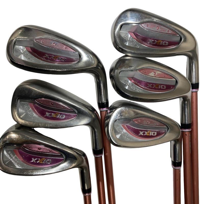 【中古】 ダンロップ XXIO(2024) 6S(ボルドー) レディース アイアンセット IR XXIO MP1300L(IR) ボルドー (フレックスA) レディース 女性用 右利き 右用 Cランク ゴルフクラブ|ゴルフパートナー 中古クラブ店