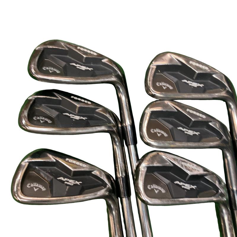 【中古】 キャロウェイ APEX PRO(2019) SMOKE 6S アイアン書き割り IR NS PRO MODUS3 TOUR120 (フレックスS) メンズ 成人男性用 右利き 右用 D序列付ける ゴルフ野球クラブ