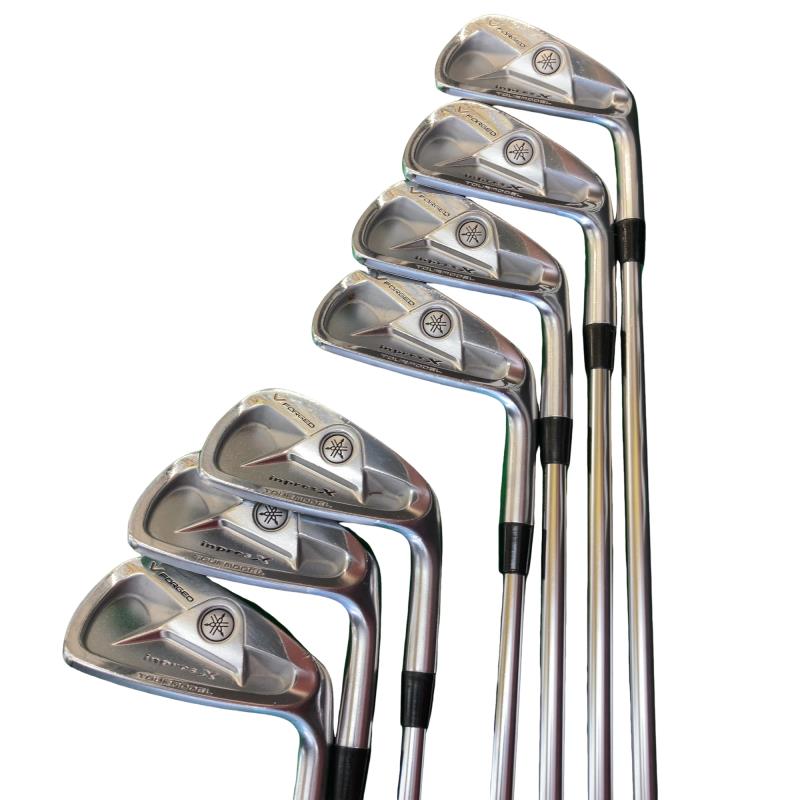 【中古】 ヤマハ inpres X V FORGED TOURMODEL(2010) 8S アイアン書き割り IR リシャフト (フレックス余分の物) メンズ 成人男性用 右利き 右用 C位置づける ゴルフ野球クラブ