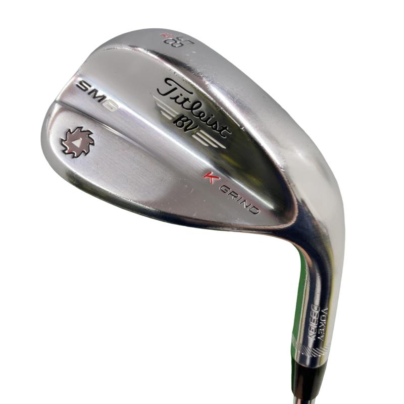 【中古】 タイトリスト VOKEY SPIN MILLED SM6 ツアークロム 58°/12°K ウェッジ WG Dynamic Gold (フレックスS) メンズ 男性用 右利き 右用 Cランク ゴルフクラブ