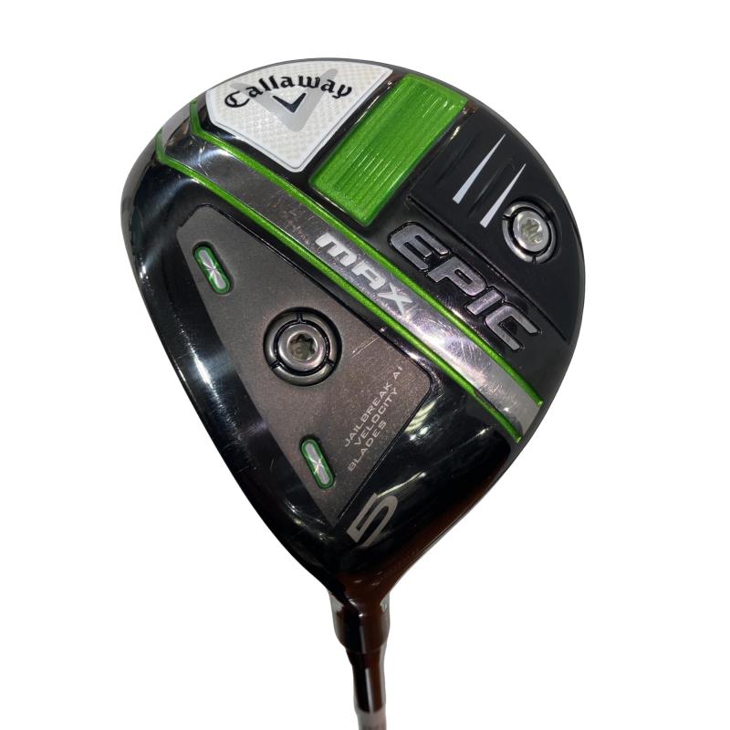 【中古】 キャロウェイ EPIC MAX 5W レフティ フェアウェイウッド FW Diamana 40 for CW(2021 EPIC FW) (フレックスR) メンズ 男性用 左利き レフティ 左用 Cランク ゴルフクラブ