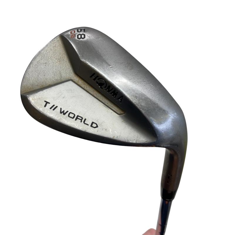 【中古】 本間ゴルフ TOUR WORLD TW-W(2018) 58°/08° ウェッジ WG 純正特注シャフト (フレックスS) メンズ 男性用 右利き 右用 Cランク ゴルフクラブ