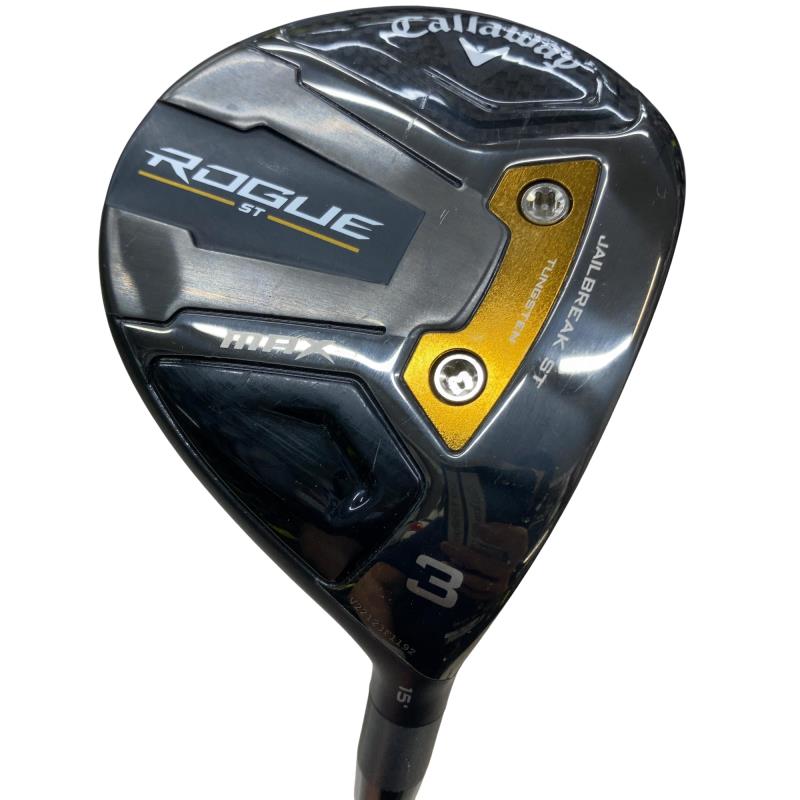 【中古】 キャロウェイ ROGUE ST MAX  3W フェアウェイウッド FW VENTUS 5 for CW(ROGUE ST FW) (フレックスS) メンズ 成人男性用 右利き 右用 C価値づける ゴルフ野球クラブ