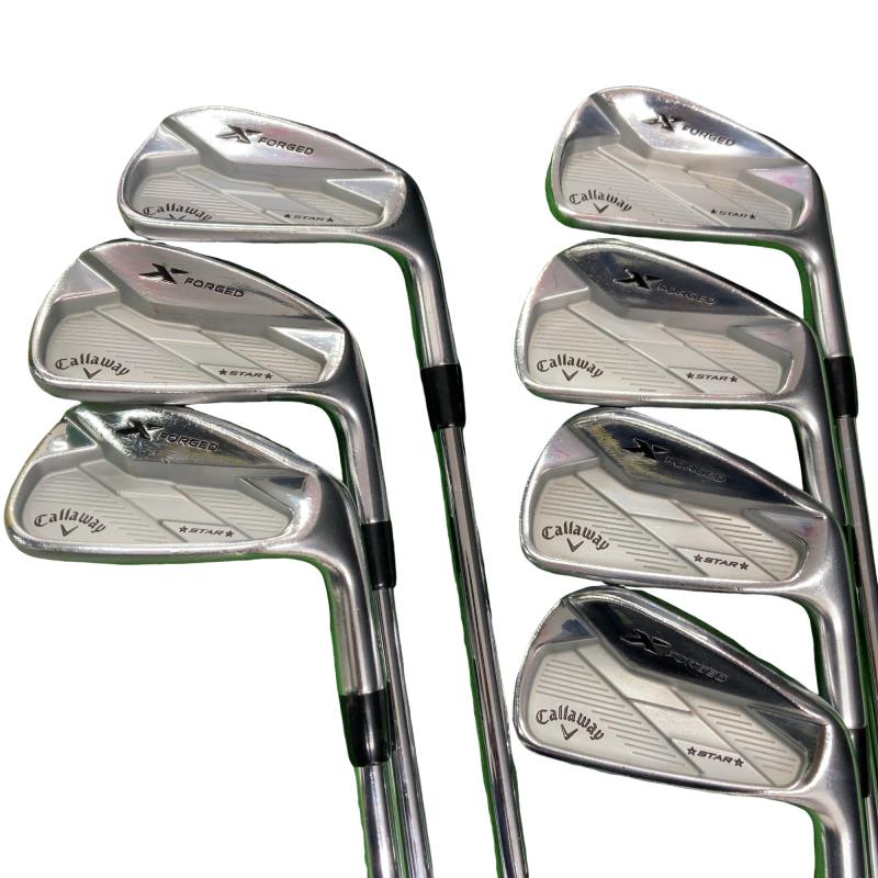 【中古】 キャロウェイ X FORGED STAR 7S アイアンセット IR リシャフト (フレックスその他) メンズ 男性用 右利き 右用 Cランク ゴルフクラブ｜ゴルフパートナー 中古クラブ店
