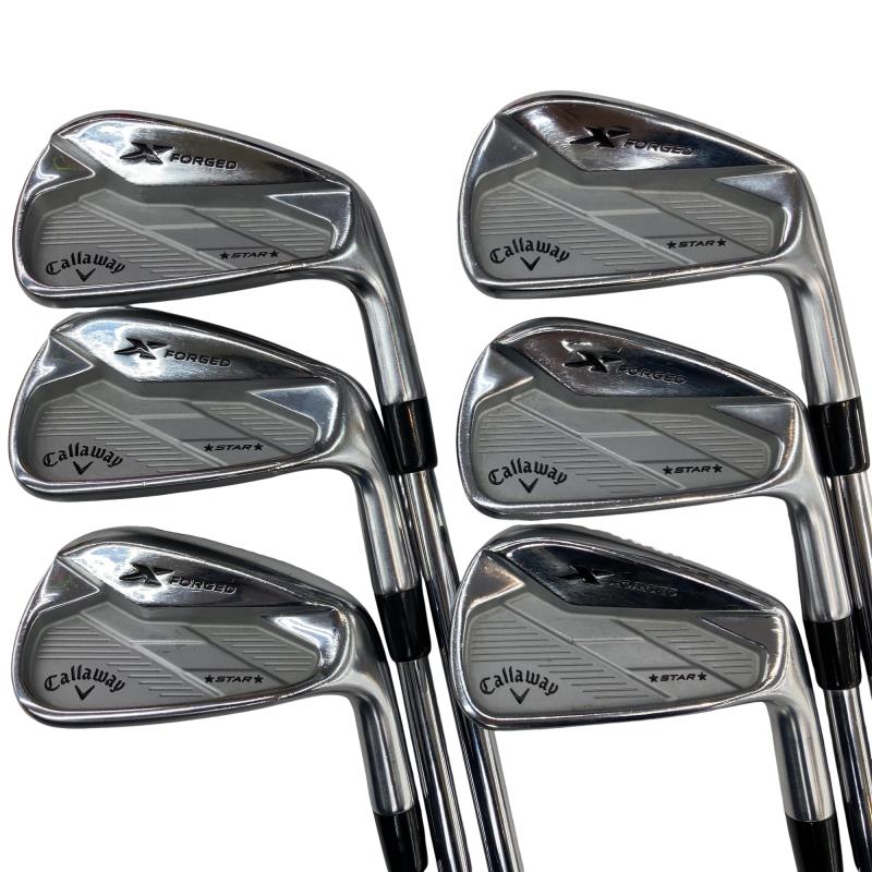 【中古】 キャロウェイ X FORGED STAR 6S アイアンセット IR 純正特注シャフト (フレックスS) メンズ 男性用 右利き 右用 Cランク ゴルフクラブ|ゴルフパートナー 中古クラブ店