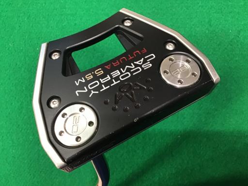 【中古】 タイトリスト SCOTTY CAMERON FUTURA 5.5M(2017) 33in パター PT スチール写真 (フレックス余分の物) メンズ 成人男性用 右利き 右用 C位置づける ゴルフ野球クラブ