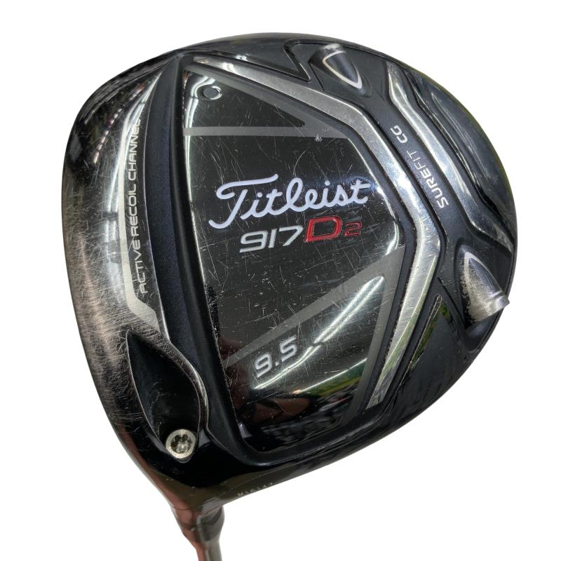 【中古】 タイトリスト 917 D2  9.5° レフティ １番ウッド DR リシャフト (フレックス余分の物) メンズ 成人男性用 左ぎっちょ レフティ 左用 C序列付ける ゴルフ野球クラブ