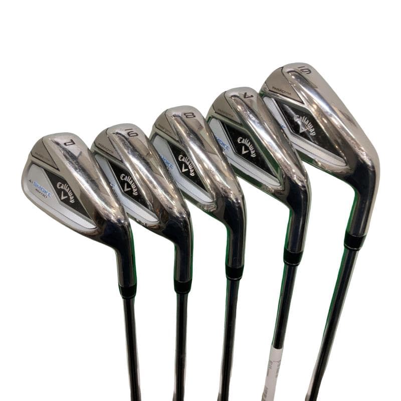 【中古】 キャロウェイ PARADYM Ai SMOKE MAX FAST 5S アイアンセット IR NS PRO 850GH neo (フレックスS) メンズ 男性用 右利き 右用 Cランク ゴルフクラブ