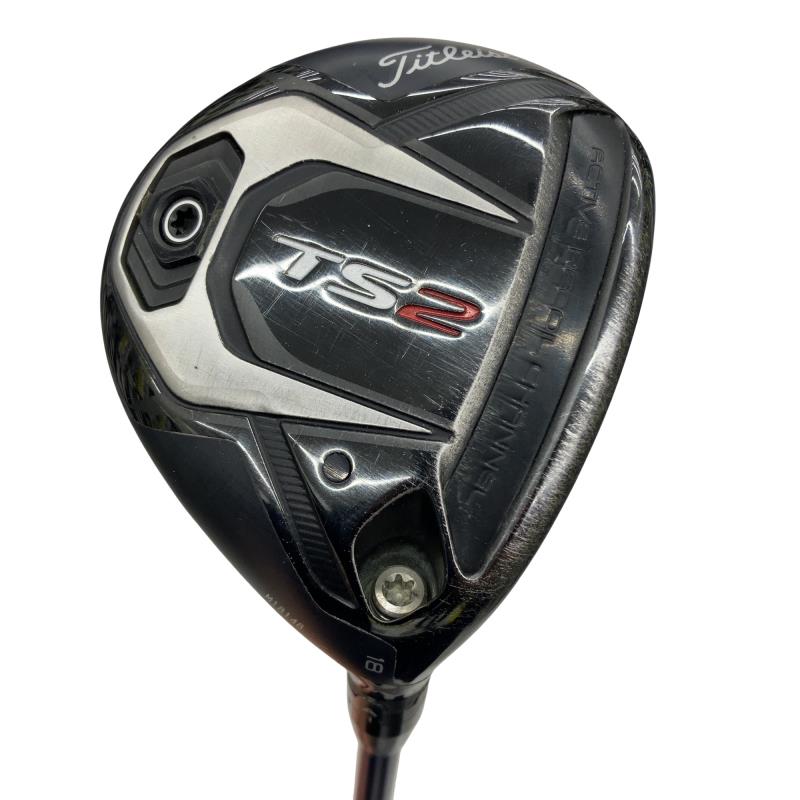 【中古】 タイトリスト TS2 18° フェアウェイウッド FW 純正特注シャフト (フレックスS) メンズ 男性用 右利き 右用 Cランク ゴルフクラブ