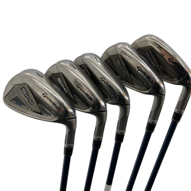 【中古】 テーラーメイド SIM2 MAX 5S アイアンセット IR TENSEI BLUE TM60(SIM2 IR) (フレックスR) メンズ 男性用 右利き 右用 Cランク ゴルフクラブ
