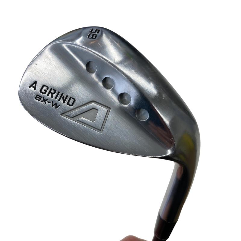 【中古】 A DESIGN GOLF A GRIND BX-W(ニッケルクロム) 58° ウェッジ WG 純正特注シャフト (フレックスS) メンズ 男性用 右利き 右用 Cランク ゴルフクラブ