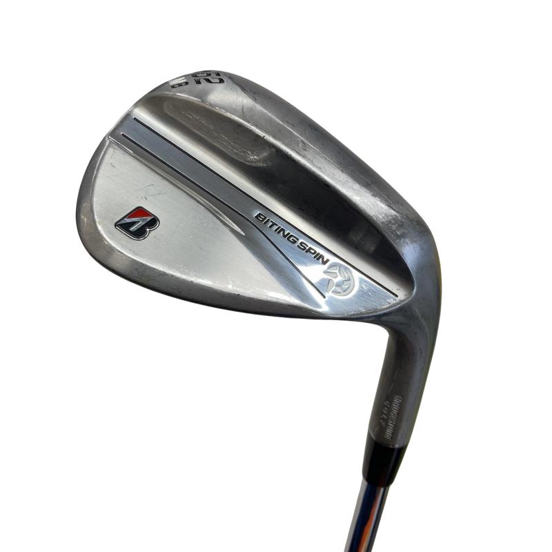 【中古】 ブリヂストン BRIDGESTONE BITING SPIN 52°/08°M ウェッジ WG 純正特注シャフト (フレックスX) メンズ 男性用 右利き 右用 Cランク ゴルフクラブ