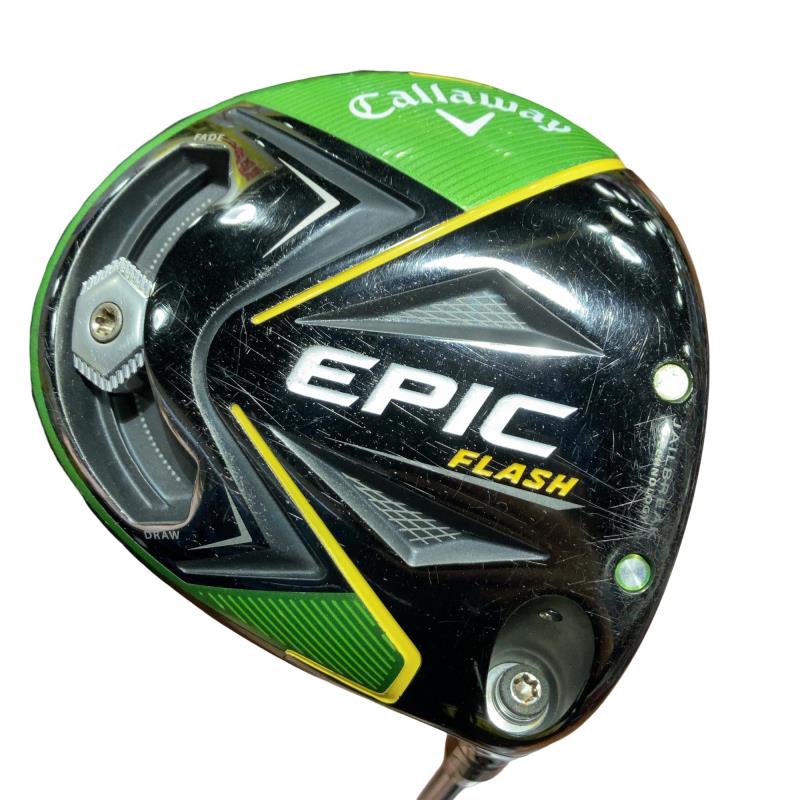 【中古】 キャロウェイ EPIC FLASH 9° ドライバー DR 純正特注シャフト (フレックスS) メンズ 男性用 右利き 右用 Dランク ゴルフクラブ