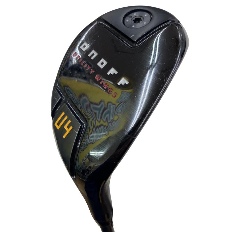 【中古】 ダイワ(グローブライド) ONOFF UTILITY WINGS(2024) KURO U4 ユーティリティ UT 純正特注シャフト (フレックスS) メンズ 男性用 右利き 右用 Cランク ゴルフクラブ