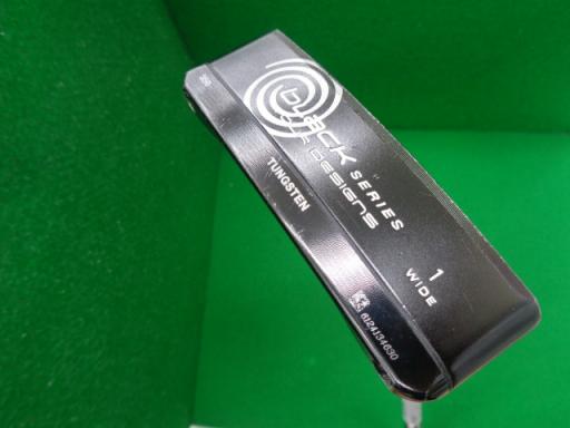 【中古】 オデッセイ BLACK SERIES TOUR DESIGNS #1 WIDE 34in パター PT スチール写真 (フレックス余分の物) メンズ 成人男性用 右利き 右用 C位置づける ゴルフ野球クラブ