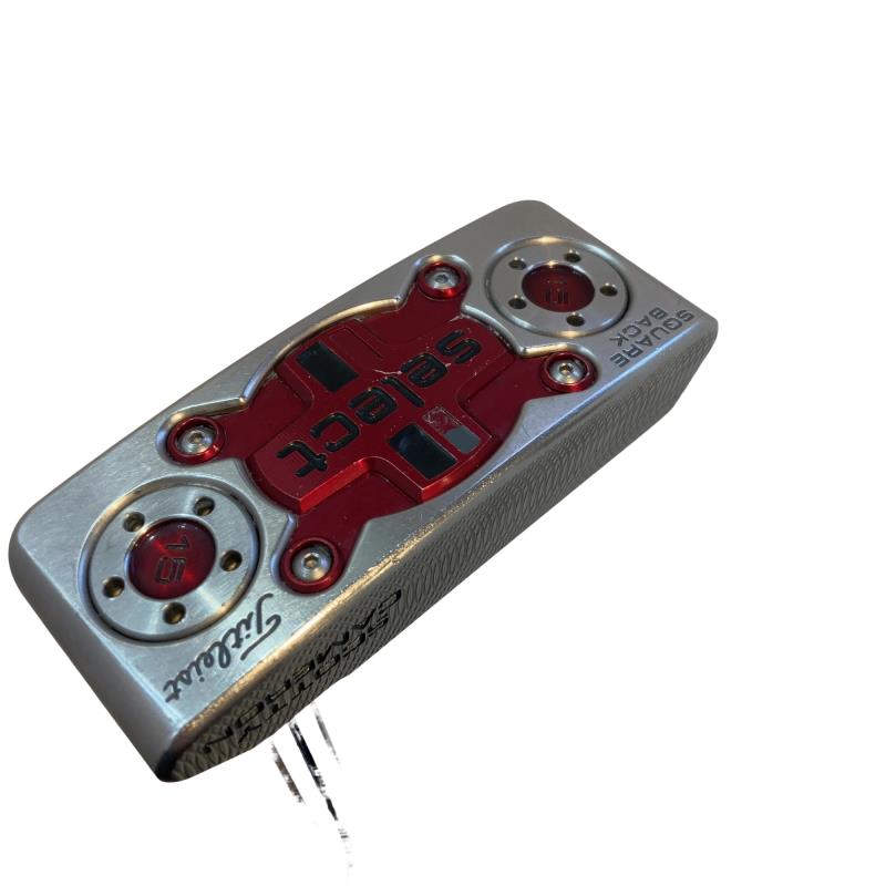 【中古】 タイトリスト SCOTTY CAMERON select SQUAREBACK(2018) 34インチ パター PT スチール (フレックスその他) メンズ 男性用 右利き 右用 Bランク ゴルフクラブ