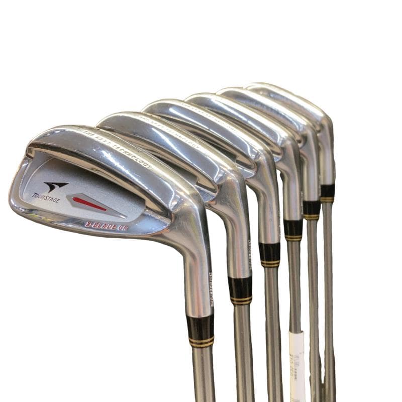 【中古】 ブリヂストン TOURSTAGE X-BLADE GR 6S アイアンセット IR XB-65 (フレックスS) メンズ 男性用 右利き 右用 Cランク ゴルフクラブ