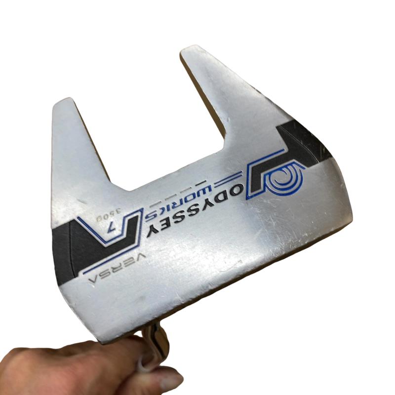 【中古】 オデッセイ WORKS VERSA #7 33インチ パター PT スチール (フレックスその他) メンズ 男性用 右利き 右用 Cランク ゴルフクラブ