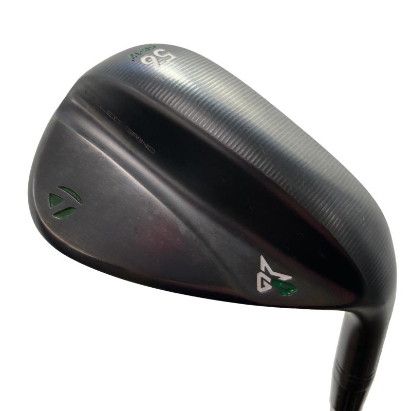【中古】 テーラーメイド Taylor Made MILLED GRIND 4(ブラック) 56&deg;/12&deg; ウェッジ WG 純正特注シャフト (フレックスX) メンズ 男性用 右利き 右用 Cランク ゴルフクラブ｜ゴルフパートナー 中古クラブ店