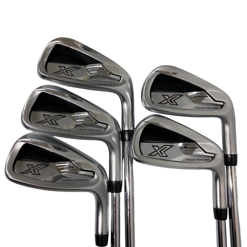 【中古】 ダンロップ XXIO(2024) eks 5S アイアンセット IR 純正特注シャフト (フレックスS) メンズ 男性用 右利き 右用 Cランク ゴルフクラブ