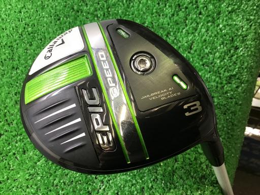 【中古】 キャロウェイ EPIC SPEED 3W フェアウェイウッド FW リシャフト (フレックスその他) メンズ 男性用 右利き 右用 Cランク ゴルフクラブ