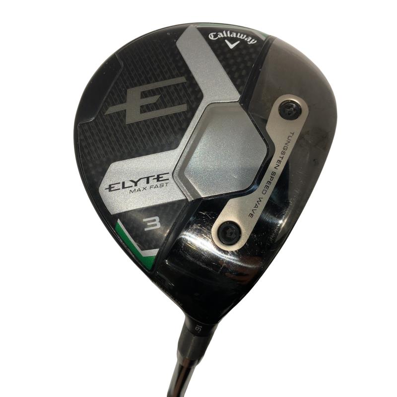【中古】 キャロウェイ ELYTE MAX FAST 3W フェアウェイウッド FW LIN-Q GREEN 40 for CW(ELYTE FW) (フレックスR) メンズ 男性用 右利き 右用 Cランク ゴルフクラブ｜ゴルフパートナー 中古クラブ店 20,131円