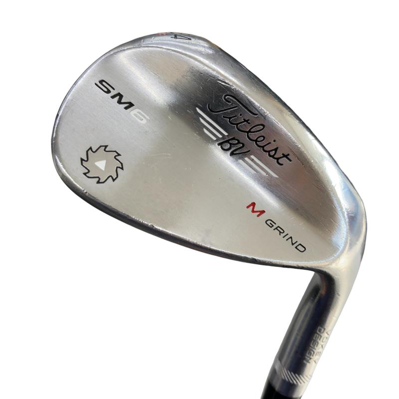 【中古】 タイトリスト VOKEY SPIN MILLED SM6 ツアークロム 54°/08°M ウェッジ WG Dynamic Gold (フレックスS) メンズ 男性用 右利き 右用 Cランク ゴルフクラブ|ゴルフパートナー 中古クラブ店
