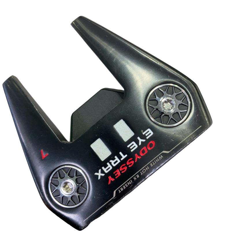 【中古】 オデッセイ EYE TRAX #7 34in パター PT スチール写真 (フレックス余分の物) メンズ 成人男性用 右利き 右用 C価値づける ゴルフ野球クラブ