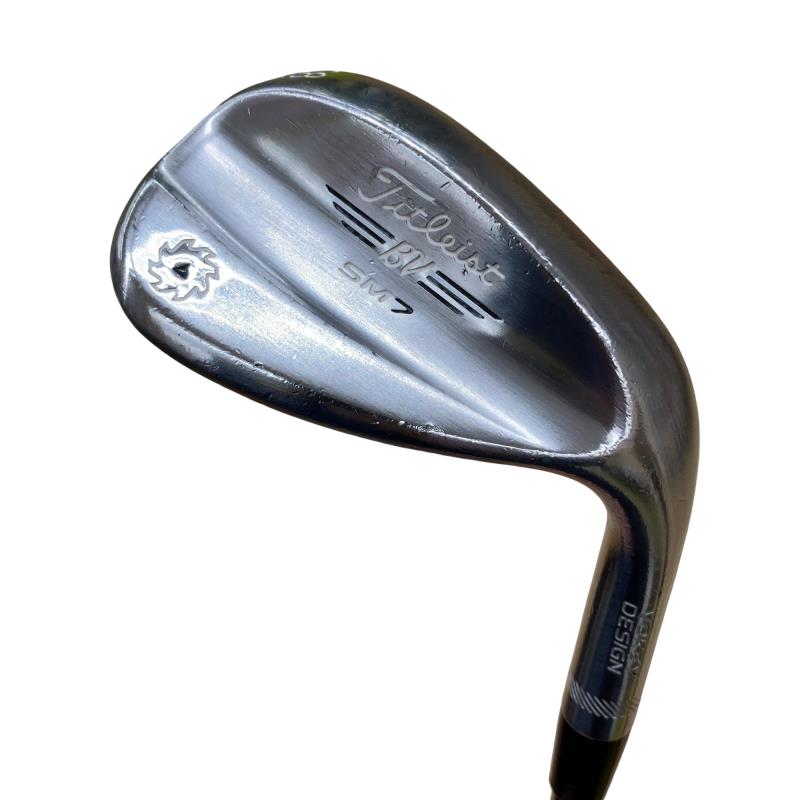 【中古】 タイトリスト VOKEY SPIN MILLED SM7 ツアークロム 58°/14°K ウェッジ WG Dynamic Gold (フレックスS) メンズ 男性用 右利き 右用 Cランク ゴルフクラブ