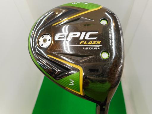 【中古】 キャロウェイ EPIC FLASH STAR 3W フェアウェイウッド FW 純正特注シャフト (フレックスR) メンズ 男性用 右利き 右用 Cランク ゴルフクラブ｜ゴルフパートナー 中古クラブ店