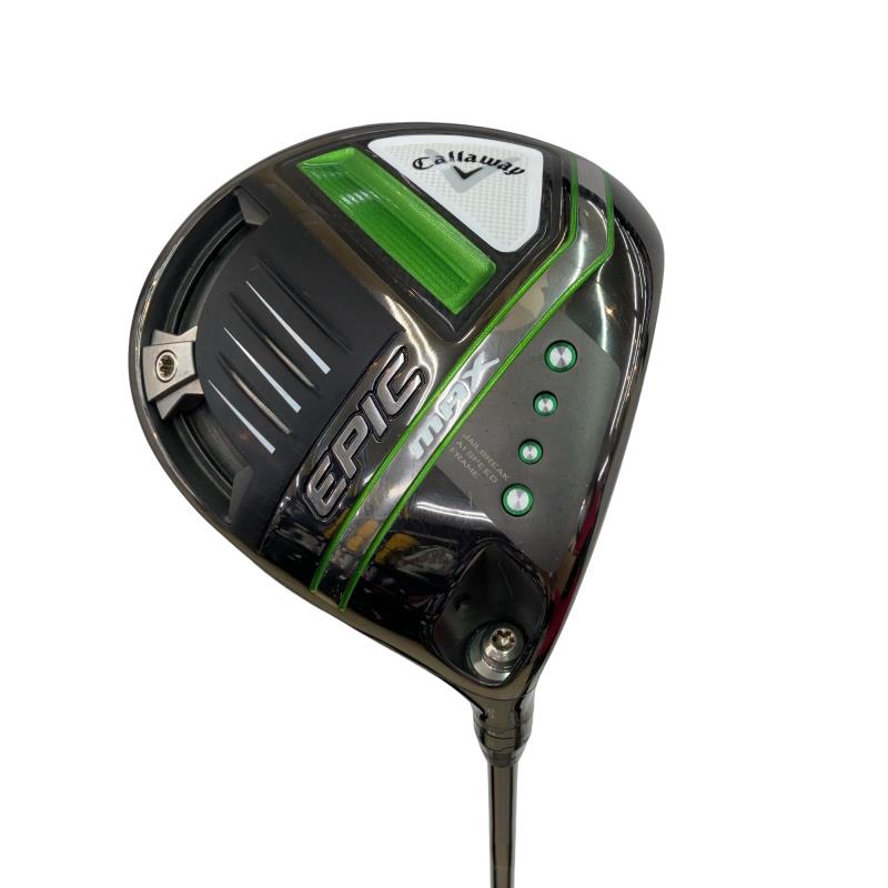 【中古】 キャロウェイ EPIC MAX 9° USA ドライバー DR 純正特注シャフト (フレックスS) メンズ 男性用 右利き 右用 Cランク ゴルフクラブ