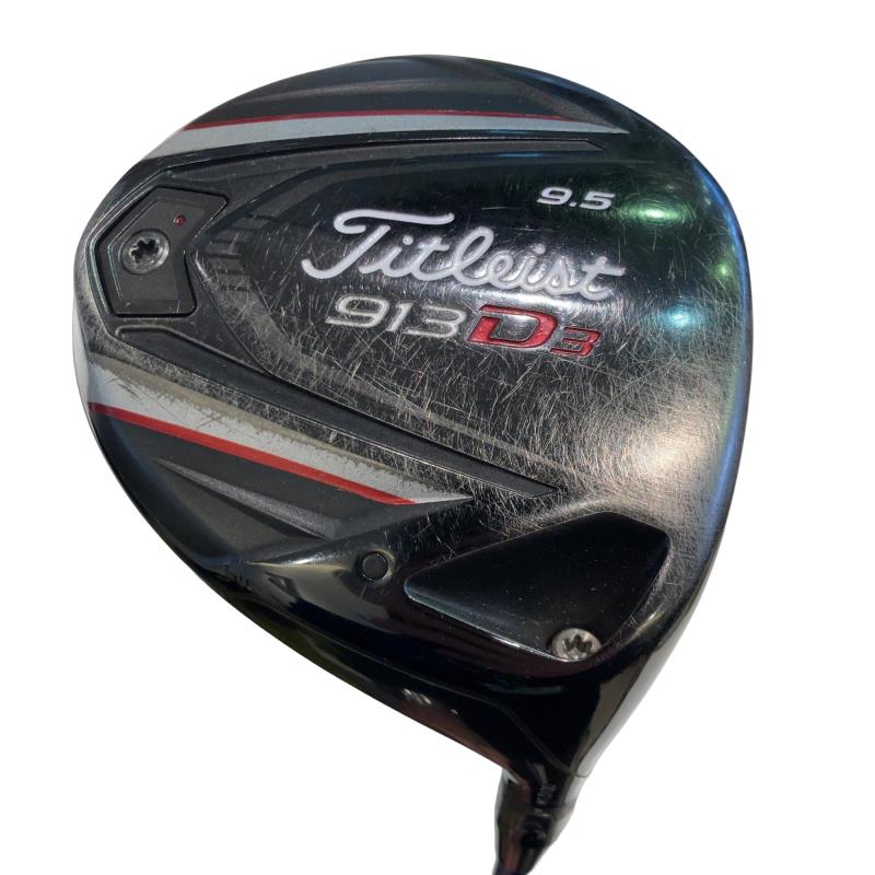【中古】 タイトリスト 913 D3 9.5° ドライバー DR 純正特注シャフト (フレックスS) メンズ 男性用 右利き 右用 Cランク ゴルフクラブ