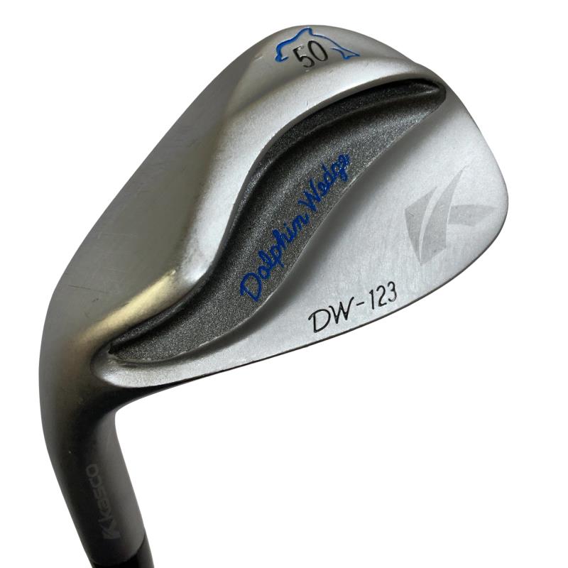 【中古】 キャスコ Dolphin Wedge DW-123 しろがね色 50° レフティ ウェッジ WG Dolphin DP-231 (フレックス余分の物) メンズ 成人男性用 左ぎっちょ レフティ 左用 C位置づける ゴルフ野球クラブ