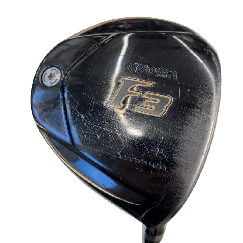 【中古】 リョーマゴルフ Ryoma F ブラック F3 フェアウェイウッド FW Tour AD RF2 (フレックスSR) メンズ 男性用 右利き 右用 Dランク ゴルフクラブ