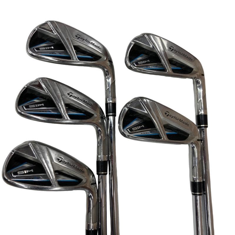 【中古】 仕立て屋御手伝いさん SIM MAX  5S USA アイアン仕掛ける IR KBS MAX85 US (フレックスS) メンズ 成人男性用 右利き 右用 C序列付ける ゴルフ野球クラブ